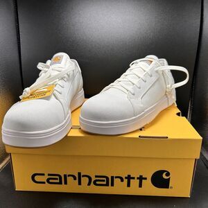 Carhartt Sneakers & Athletic Shoes Mens 10.5 White Detroit Nano Toe Canvas